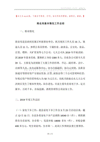 商业局基本情况工作总结.docx