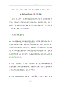 城乡规划建设执法半年工作总结.docx