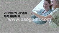 2019孕产行业消费趋势洞察报告.pptx