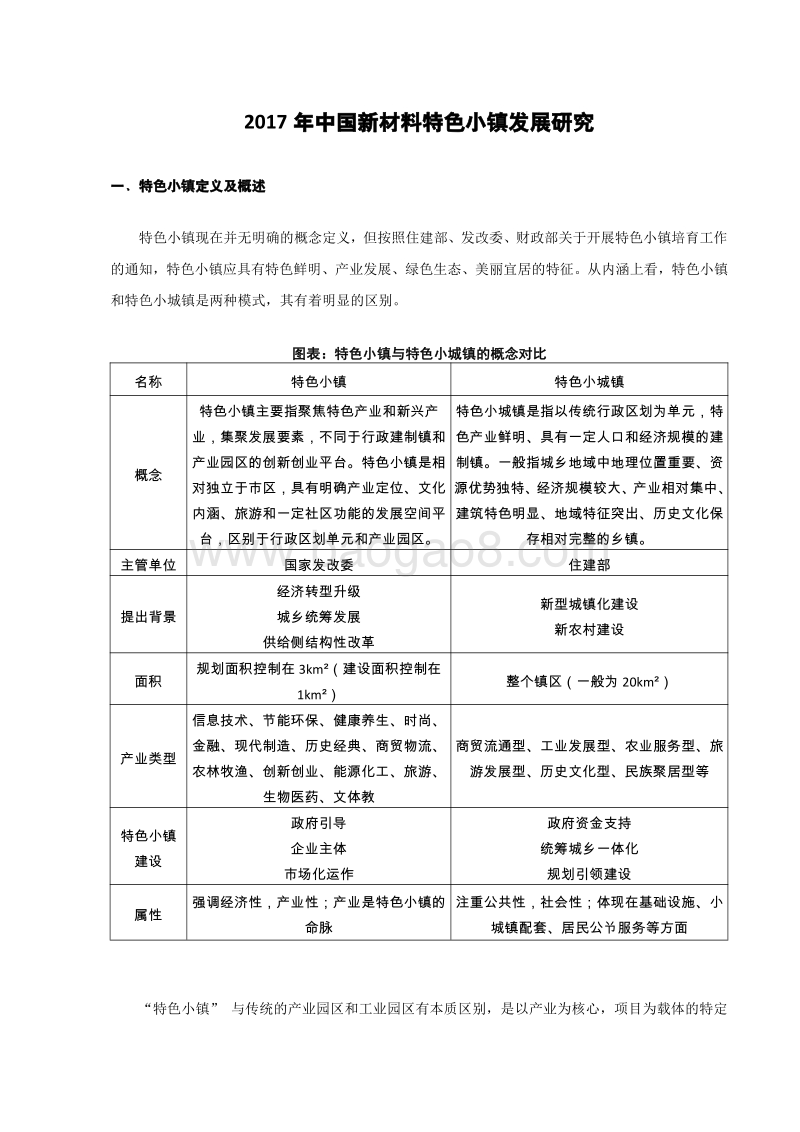 2017年中国新材料特色小镇发展研究.pdf_第1页