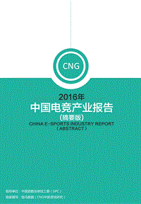 2016年中国电竞产业报告.pdf