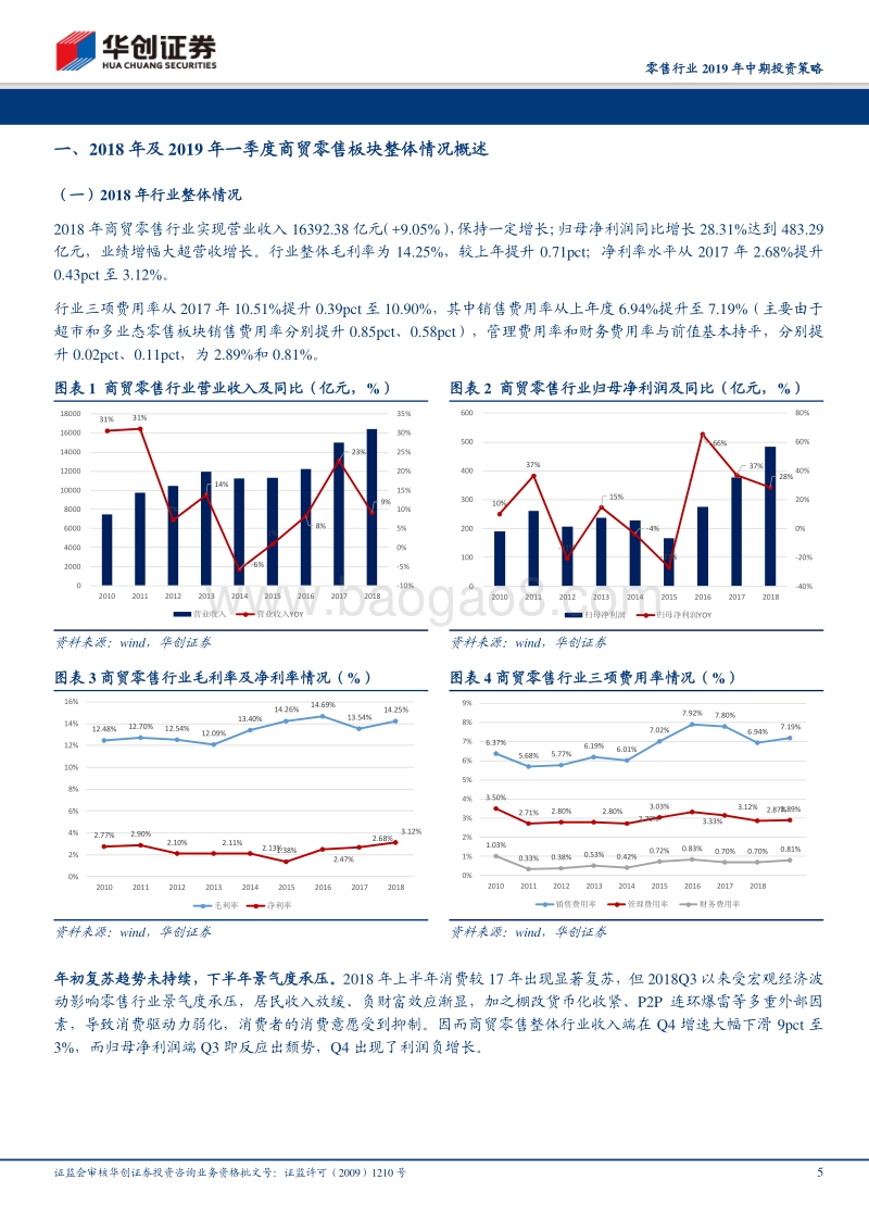 零售行业2019年中期投资策略：温和复苏，精选个股.pdf_第5页