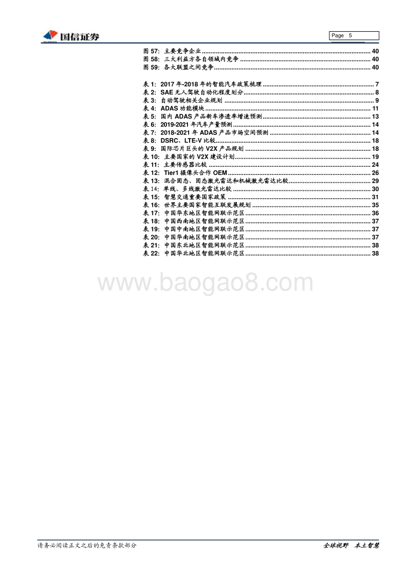 汽车前瞻研究系列（二）：ADAS+车联网，无人驾驶之路.pdf_第5页