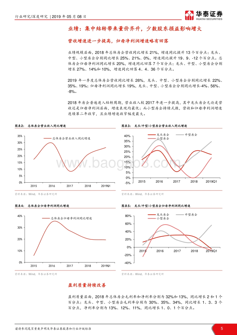 房地产行业2018年报和2019一季报综述.pdf_第5页