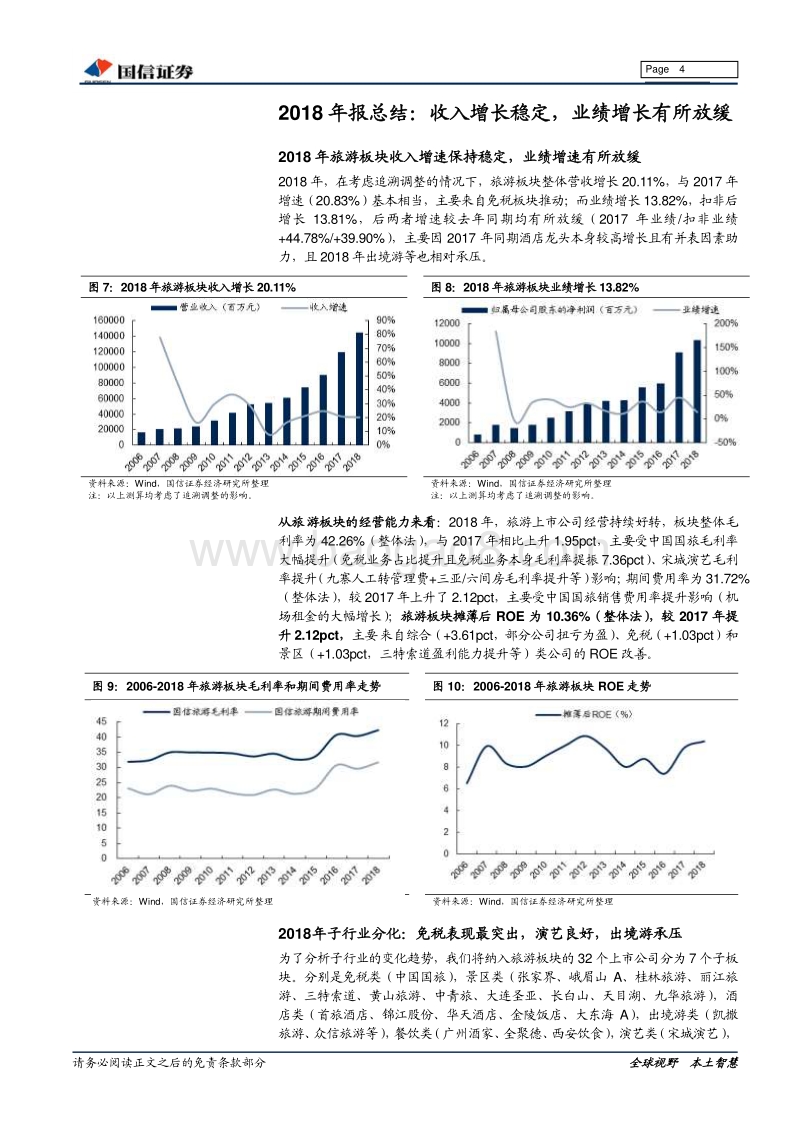 社会服务18年年报及19年一季报总结.pdf_第4页