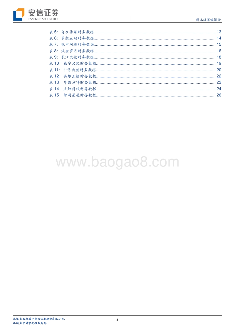 新三板文化传媒TOP15：逆境之下，谁能脱颖而出？.pdf_第3页