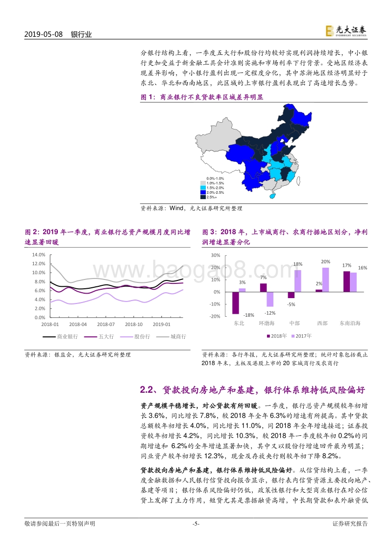 银行业2019年一季报回顾暨二季度业绩前瞻.pdf_第5页