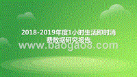 2018-2019年度1小时生活即时消费数据研究报告.pptx