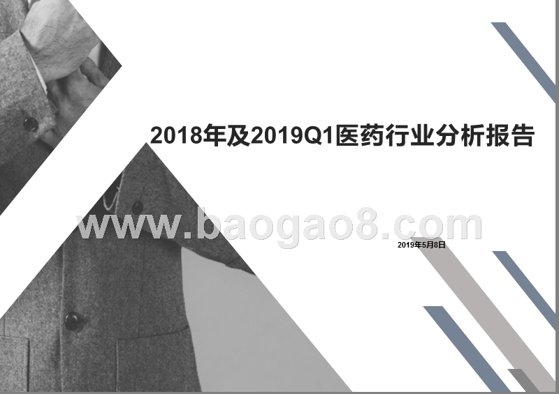 2018年及2019Q1医药行业分析报告.pptx_第1页