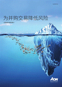 为并购交易降低风险：交易责任保险简介.pdf