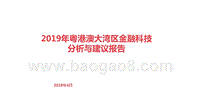 2019年粤港澳大湾区金融科技分析与建议报告.pptx