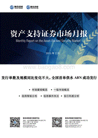 2019年2月资产支持证券市场月报.pdf