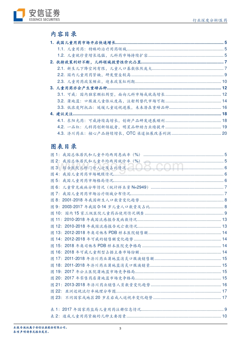 儿科药：小药丸大市场，未来或将重磅频出，群星璀璨.pdf_第3页