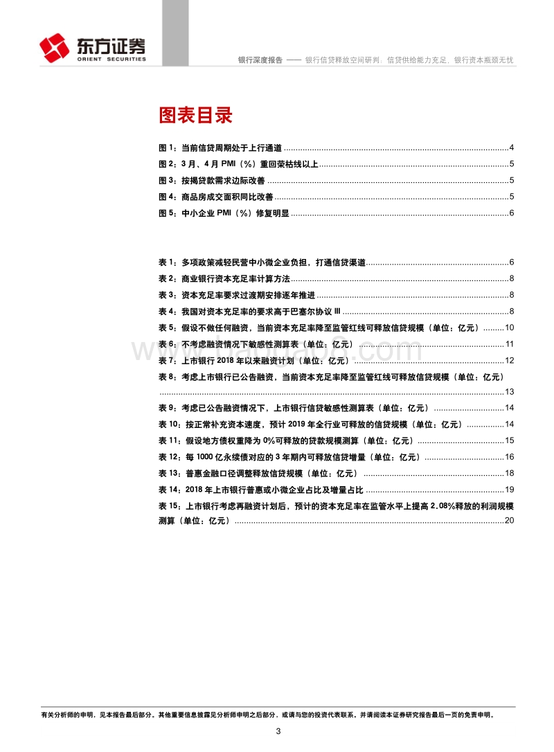 银行信贷释放空间研判：信贷供给能力充足，银行资本瓶颈无忧.pdf_第3页