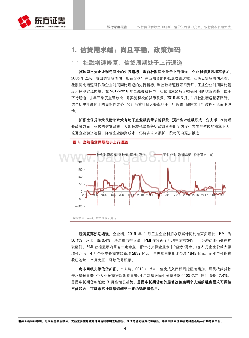 银行信贷释放空间研判：信贷供给能力充足，银行资本瓶颈无忧.pdf_第4页