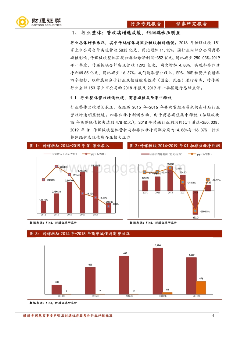 传媒行业2018年年报及2019年一季报分析.pdf_第4页