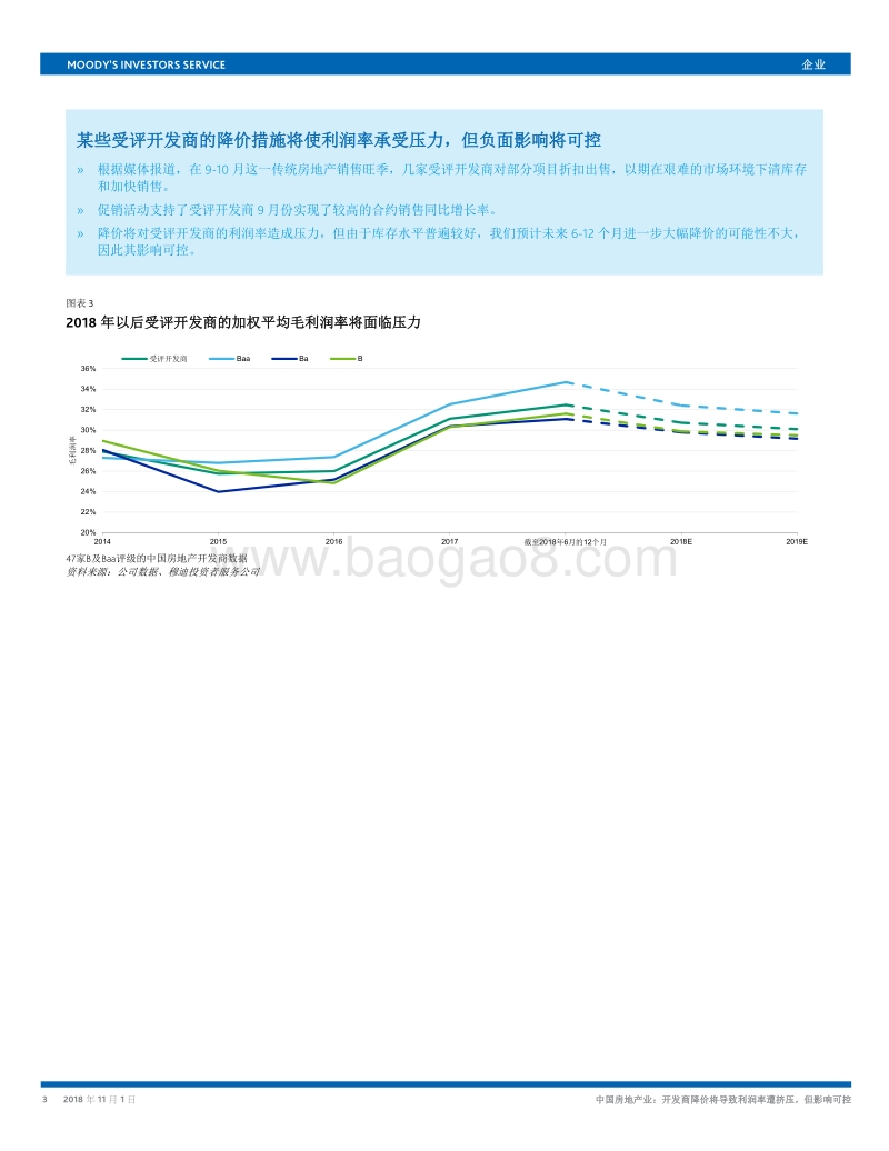 中国房地产业：开发商降价将导致利润率遭挤压，但影响可控.pdf_第3页