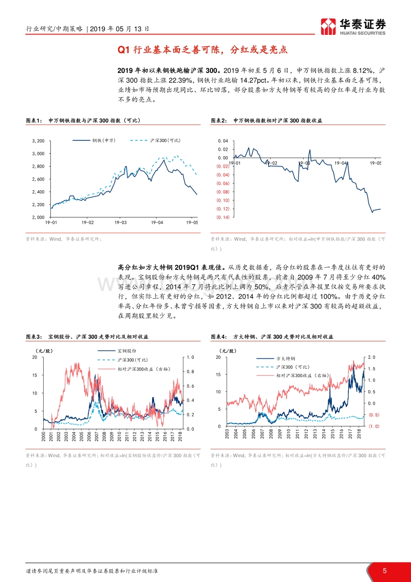 2019年钢铁行业中期策略报告：不畏浮云遮望眼.pdf_第5页