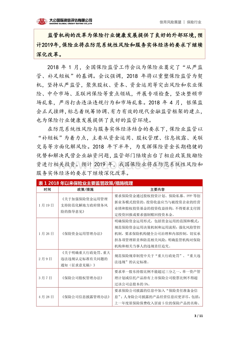 保险行业2019年信用风险展望.pdf_第3页