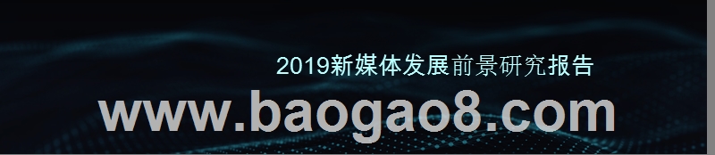 2019新媒体发展前景研究报告.pptx_第1页