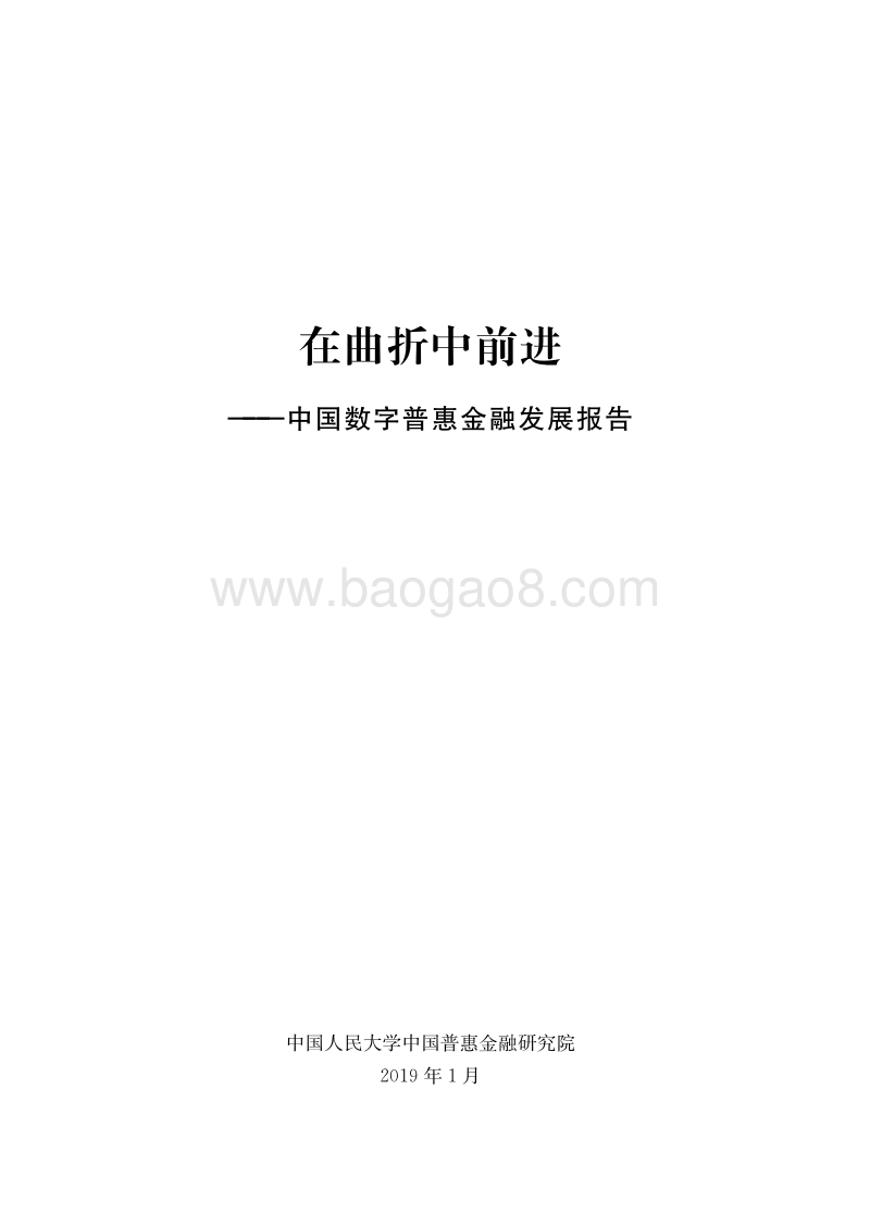 在曲折中前进——中国数字普惠金融发展报告.pdf_第2页