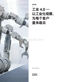工业4.0：以工业化规模，为每个客户量体裁衣.pdf