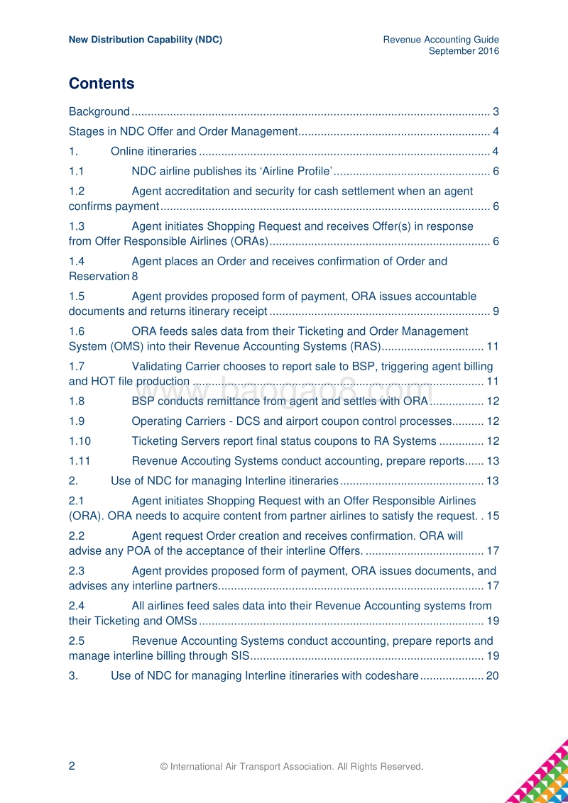 新分销能力（NDC）收入核算指南（英文版）.pdf_第2页