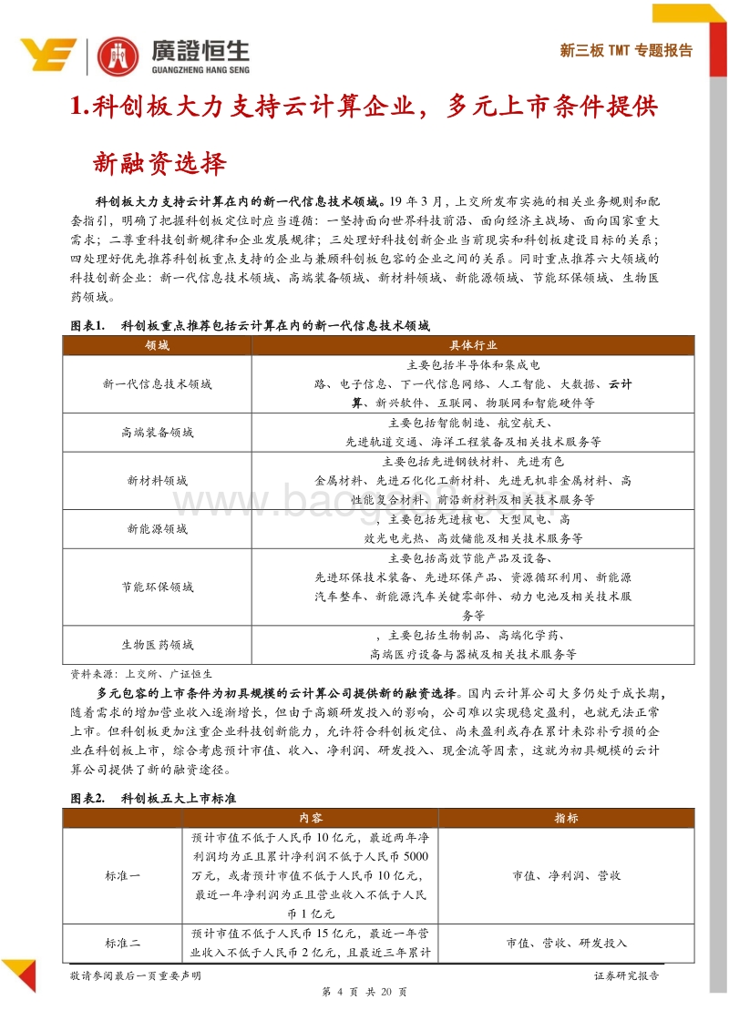 科创板云计算企业适宜估值方法与估值倍数探讨.pdf_第4页