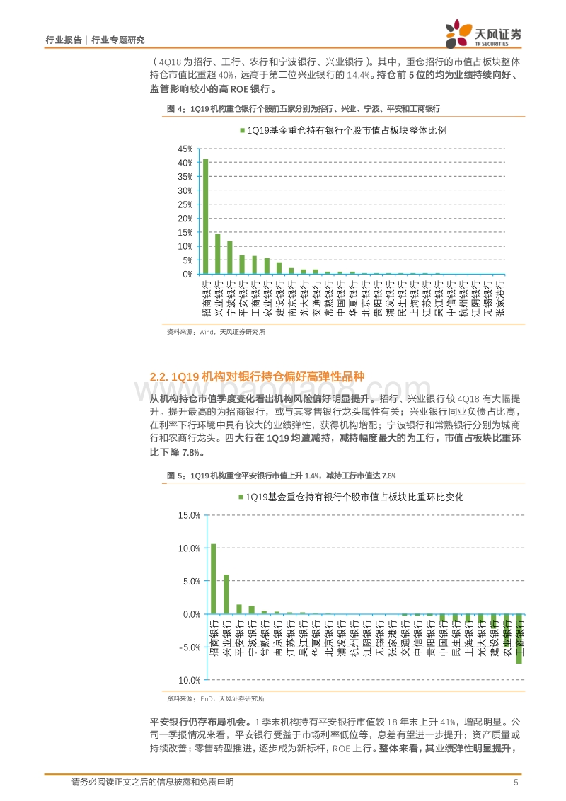 从基金持仓看银行股：板块吸引力逐渐加强.pdf_第5页