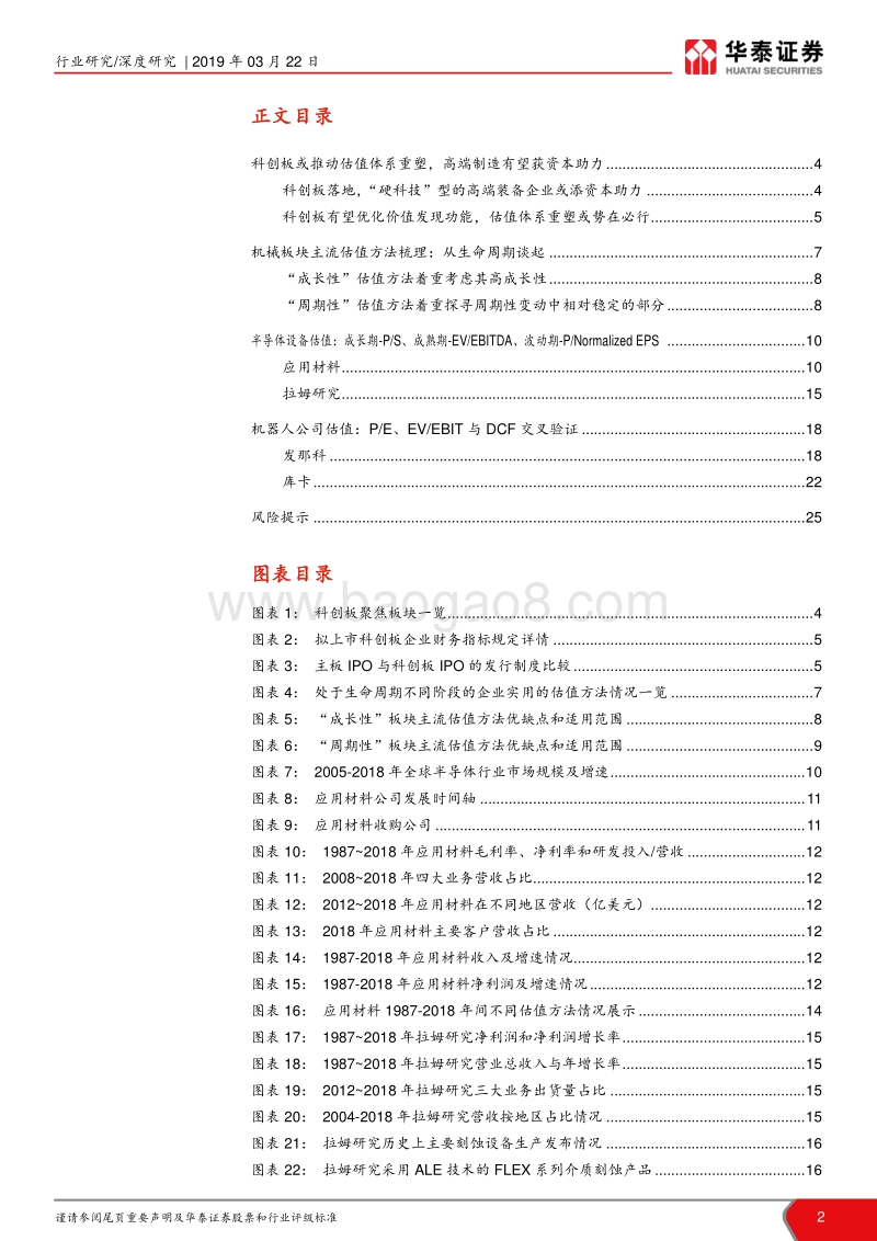 科创板系列报告：浅谈机械设备行业估值方法及案例.pdf_第2页