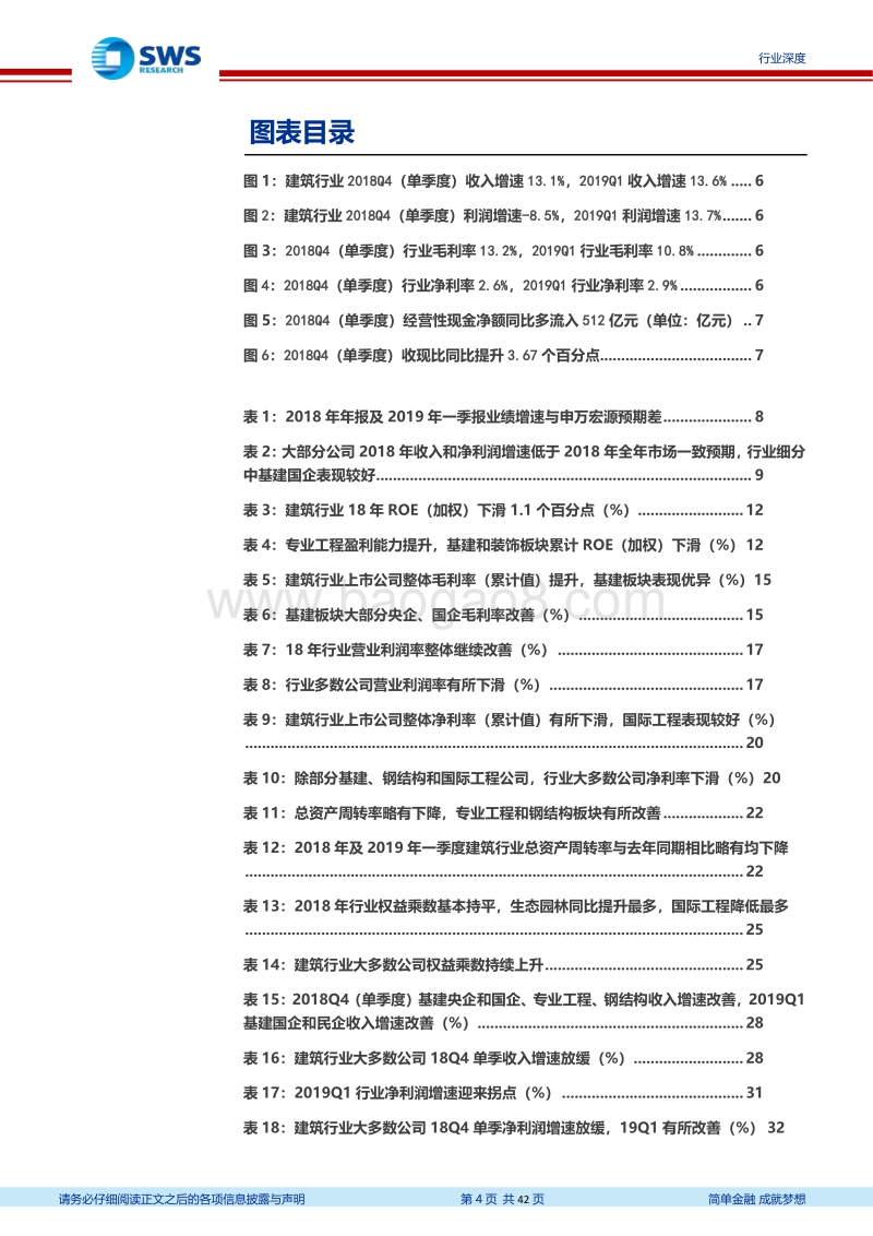 建筑行业2018年报及2019一季报回顾总结.pdf_第4页
