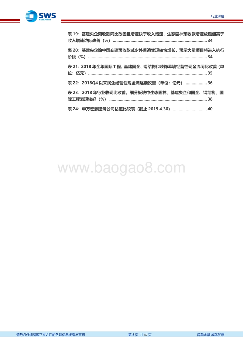 建筑行业2018年报及2019一季报回顾总结.pdf_第5页