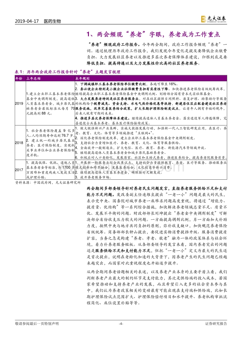 健康养老产业深度报告：老龄化孕育巨大养老需求，政策变化引发主题投资机会.pdf_第4页