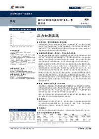 银行业2018年报及2019年一季报综述：压力如期显现.pdf
