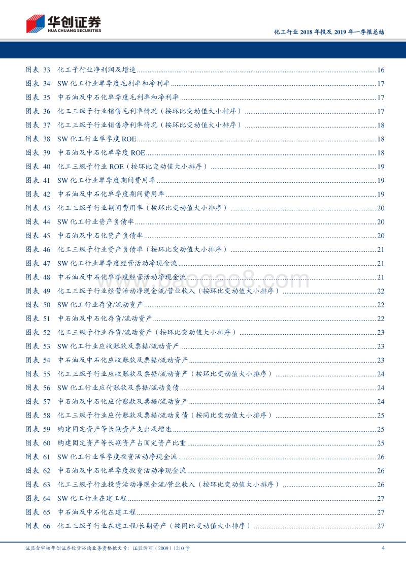 化工行业2018年报及2019年一季报总结.pdf_第4页