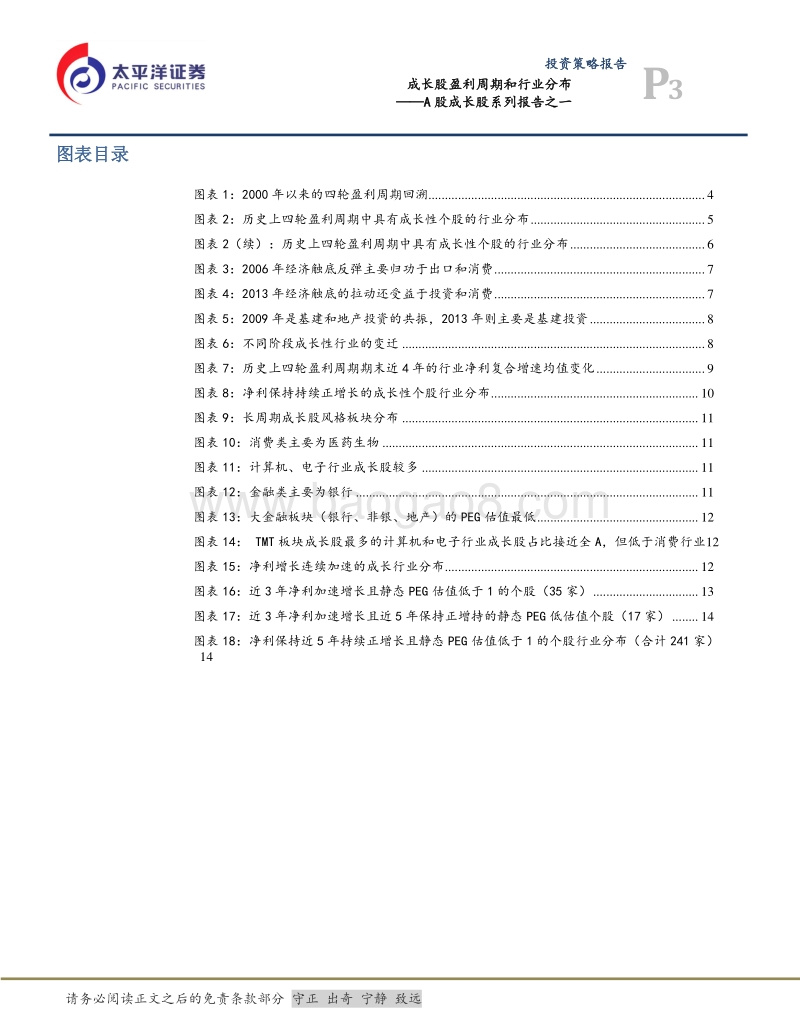A股成长股系列报告之一：成长股盈利周期和行业分布.pdf_第3页