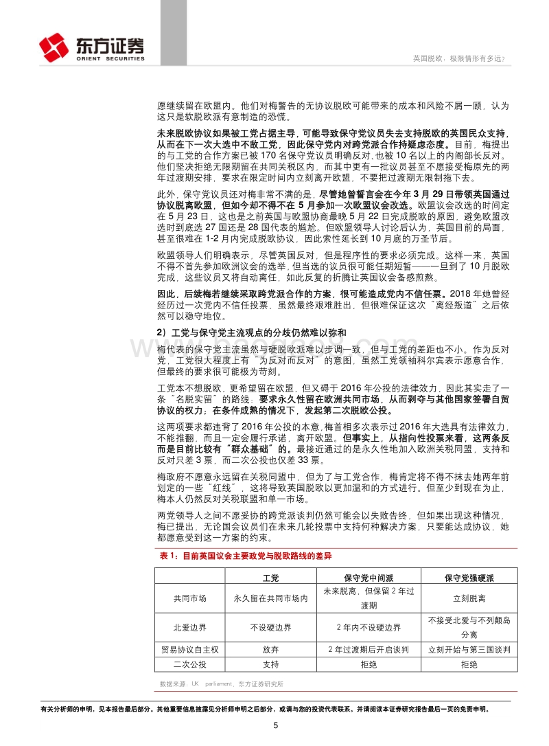 英国脱欧：极限情形有多远？.pdf_第5页