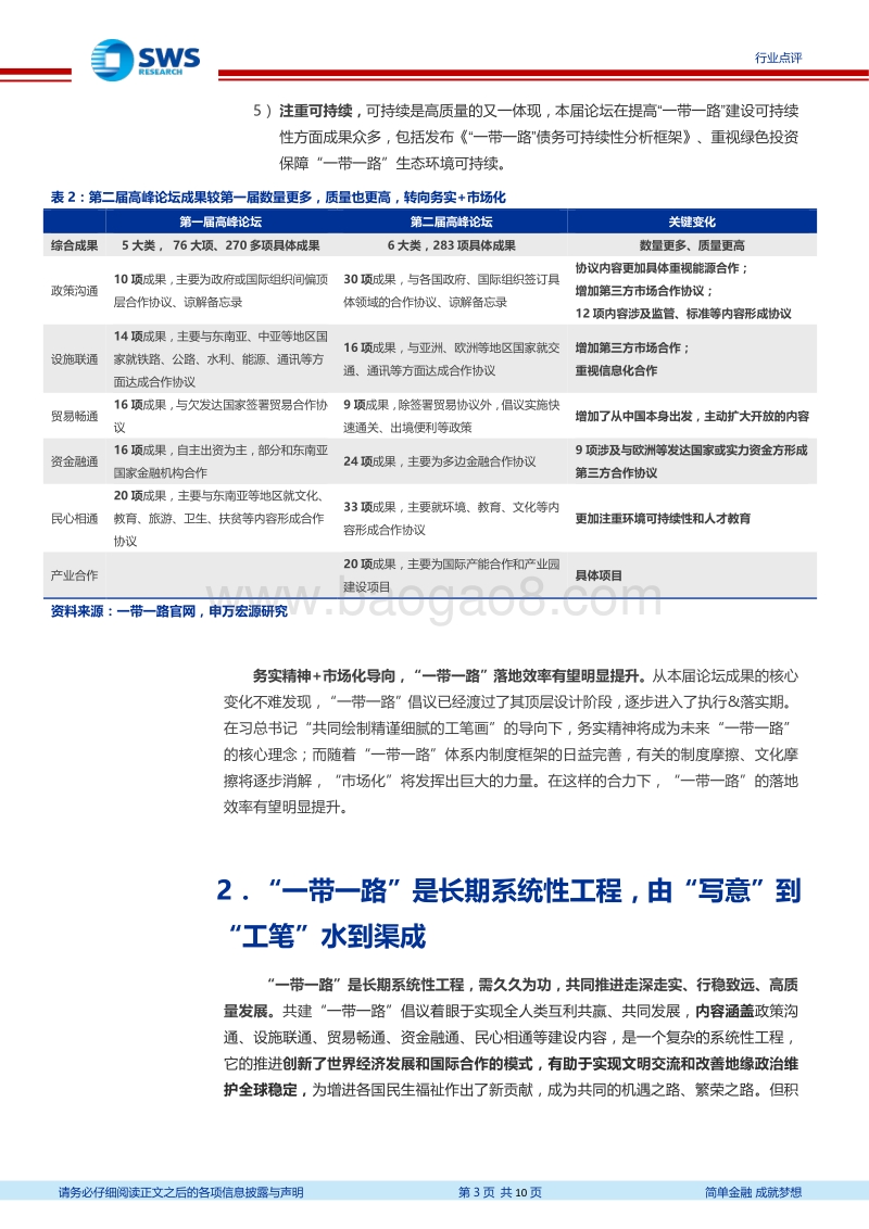 “一带一路”系列研究之十：“一带一路”由“写意”到“工笔”，转向务实+市场化.pdf_第3页