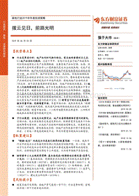 家电行业2019半年度投资策略：拨云见日，前路光明.pdf