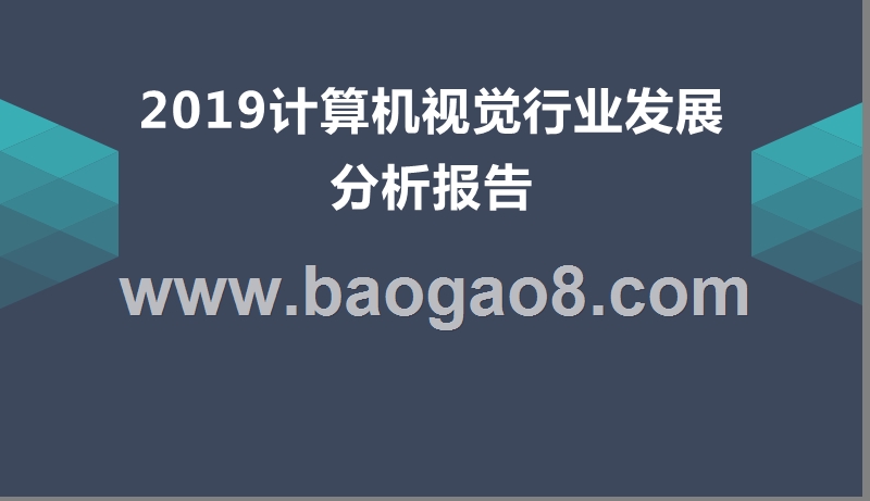 2019计算机视觉行业发展分析报告.pptx_第1页