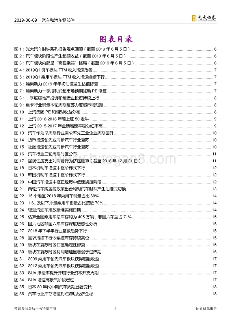 汽车行业2019年下半年投资策略：汽车行业走向复苏，聚焦乘用车.pdf_第4页