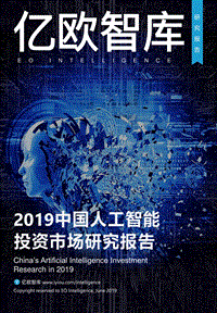 2019中国人工智能投资市场研究报告.pdf