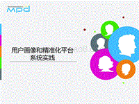 用户画像和精准化平台系统实践.pdf