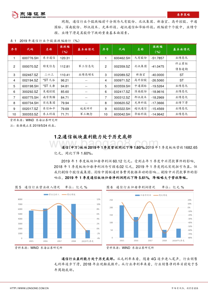2019年通信行业年中策略报告：关注全球环境变化下我国5G建设带来的投资机会.pdf_第5页