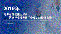 2019年高考志愿填报全解析：医疗行业热门报考专业、院校及前景.pdf