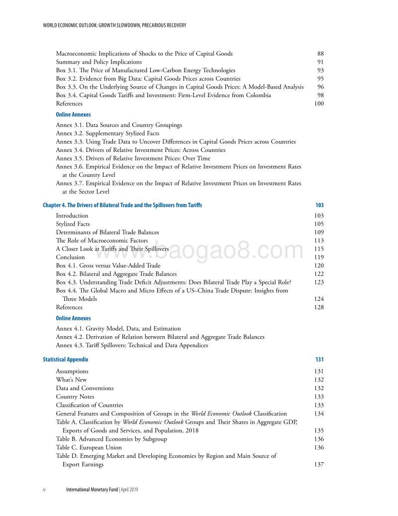 IMF：2019年4月世界经济展望.pdf_第4页