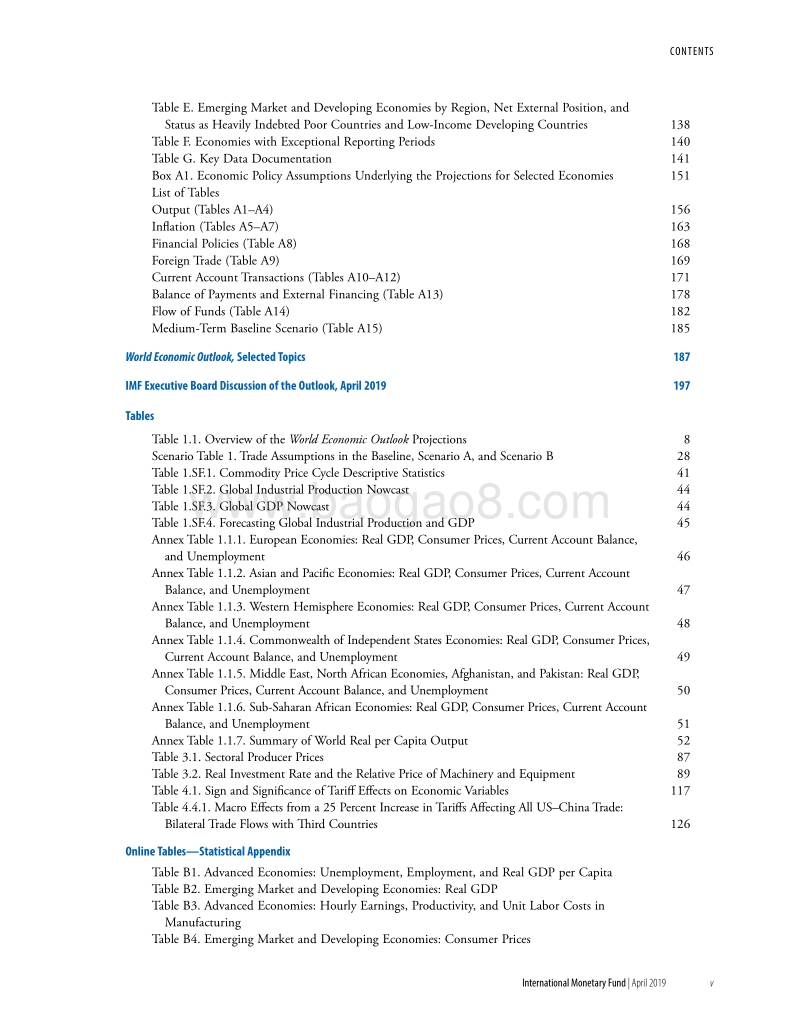 IMF：2019年4月世界经济展望.pdf_第5页