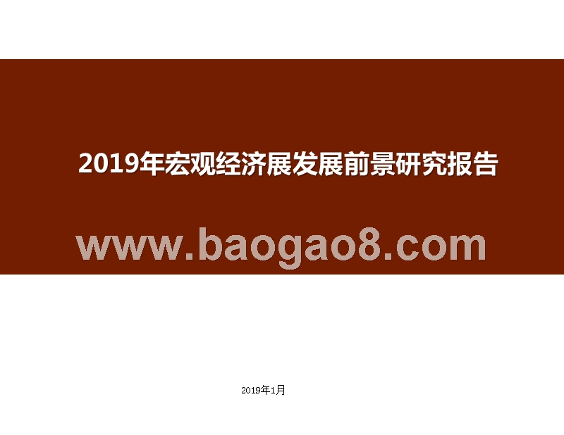 2019年宏观经济展发展前景研究报告.pptx_第1页