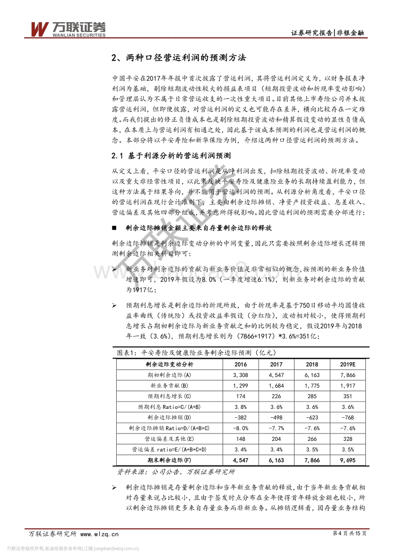 保险行业专题研究之七：寿险公司利润预测方法.pdf_第4页