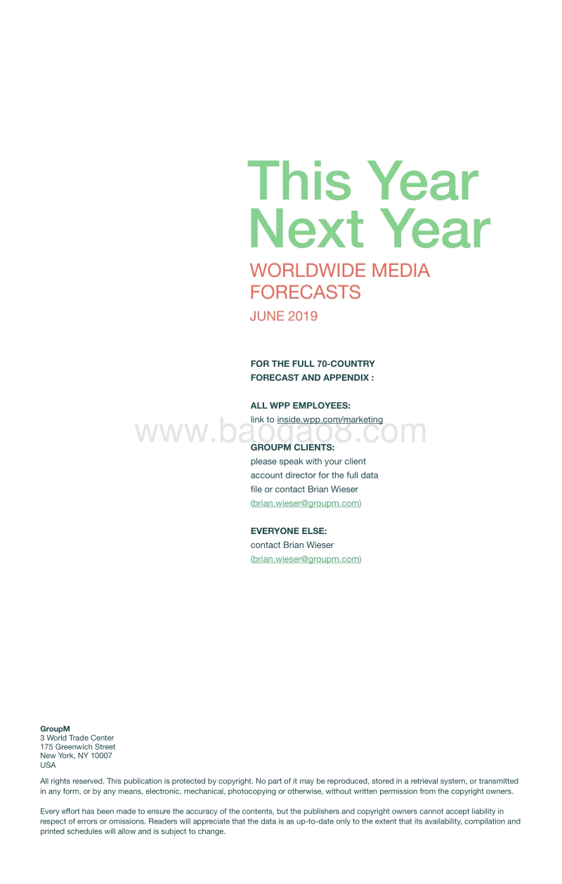 2019年全球媒体预测报告.pdf_第3页